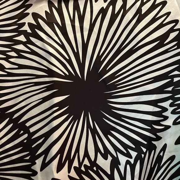 Grace Dane Lewis brown and white, silk blouse, size 8. - Picture 4 of 5